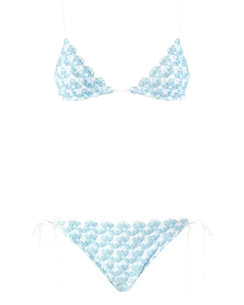 Missoni Gestrickter Bikini - Blau Blau