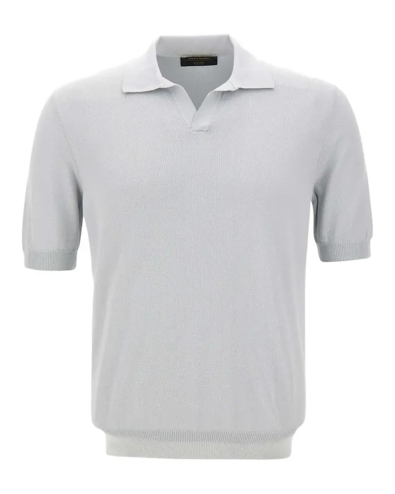 Gran Sasso polo-collar T-shirt - Grau Grau