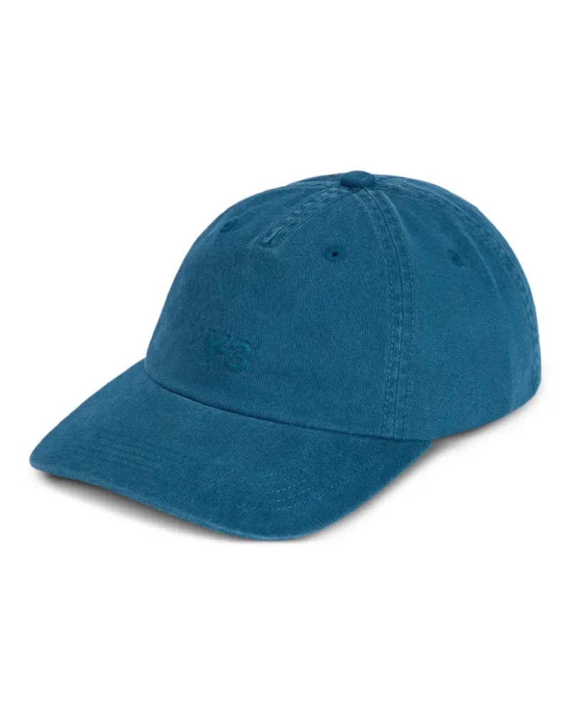 Y-3 top-button baseball cap - Blau Blau