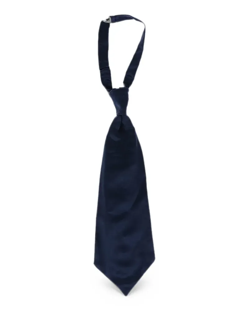 Corneliani silk ascot tie - Blau Blau