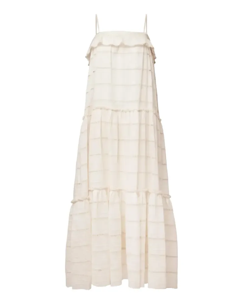 Drykorn Nivela tiered ruffled maxi dress - Nude Nude