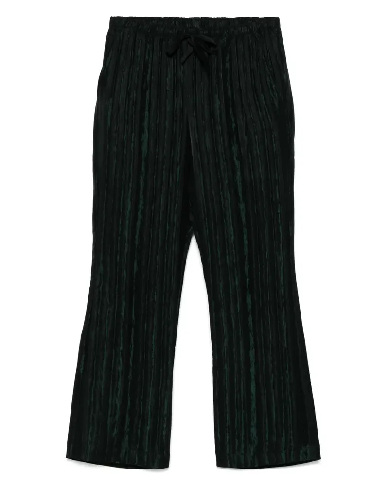 NEEDLES Klassische Cropped-Hose - Grün Grün