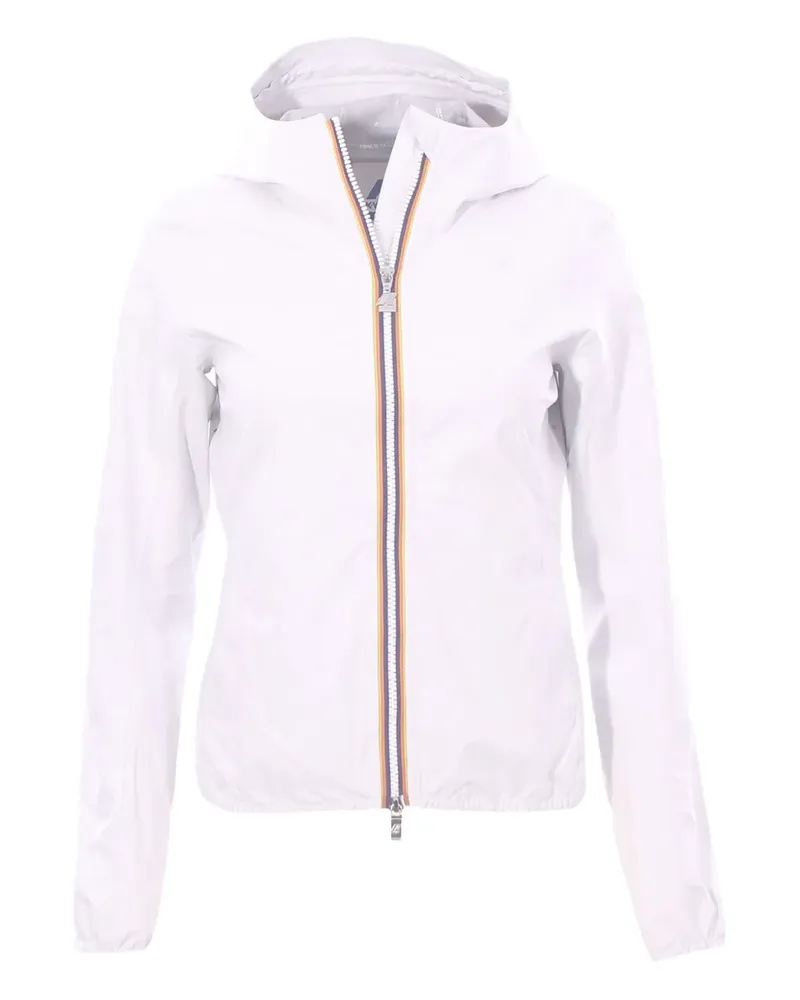 K-Way Kapuzenjacke mit Reißverschluss - Weiß Weiß