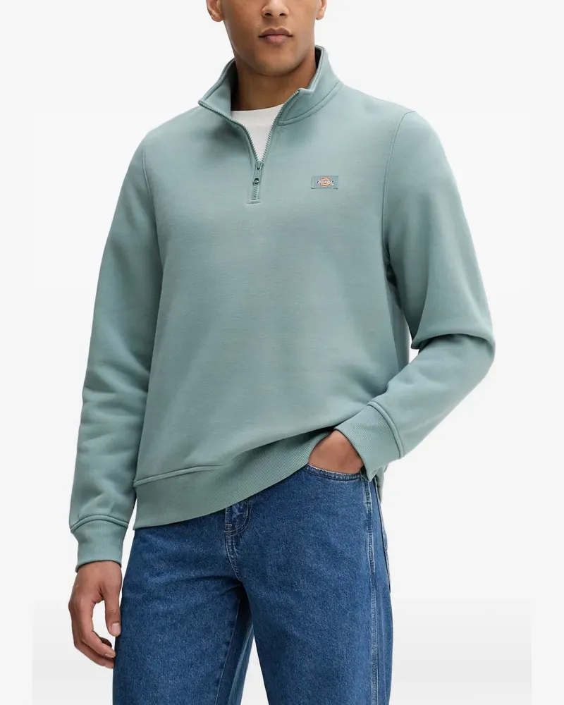Dickies Oakport Sweatshirt mit Logo-Patch - Blau Blau