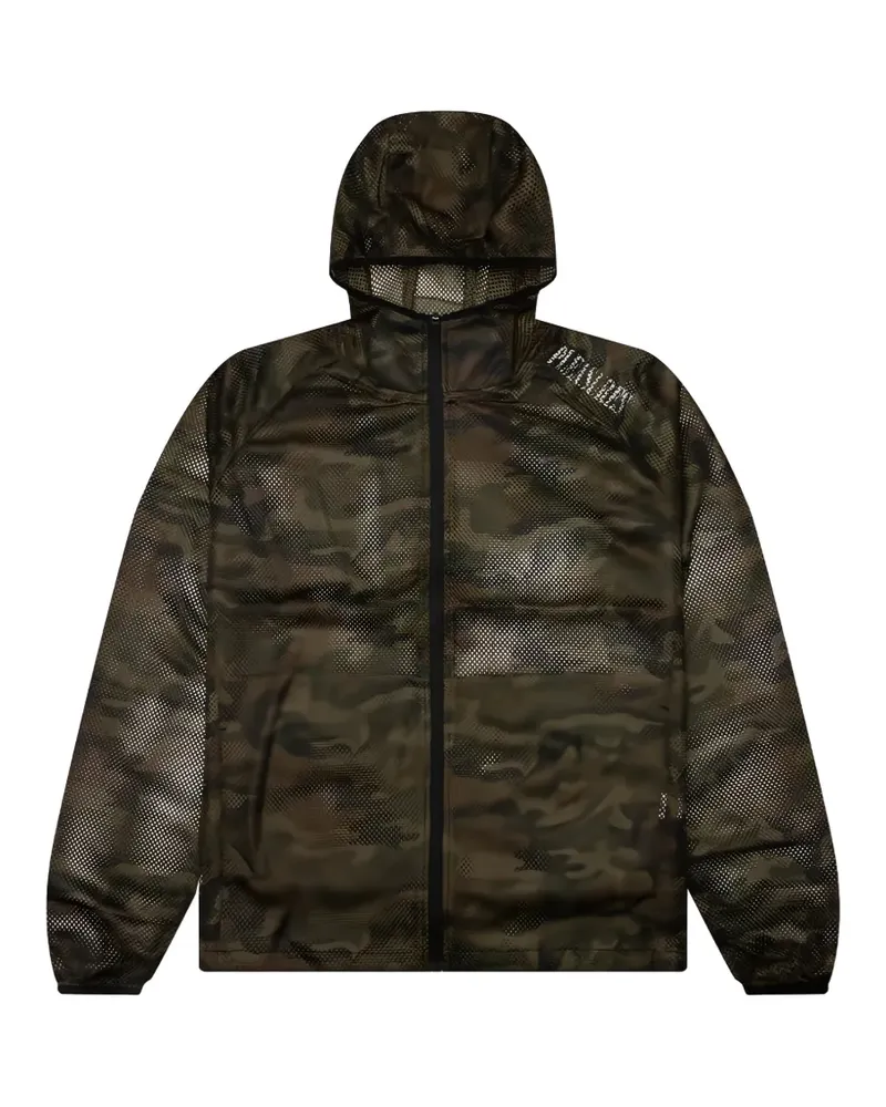 PLEASURES Jacke mit Camouflage-Print - Grün Grün