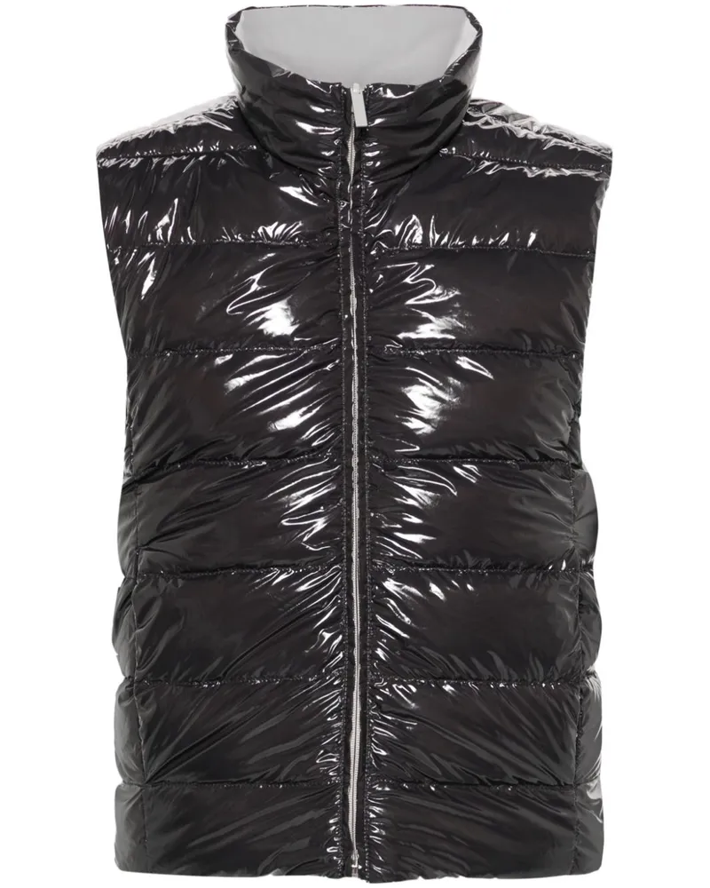 Thom Browne Wendbare Steppweste - Grau Grau