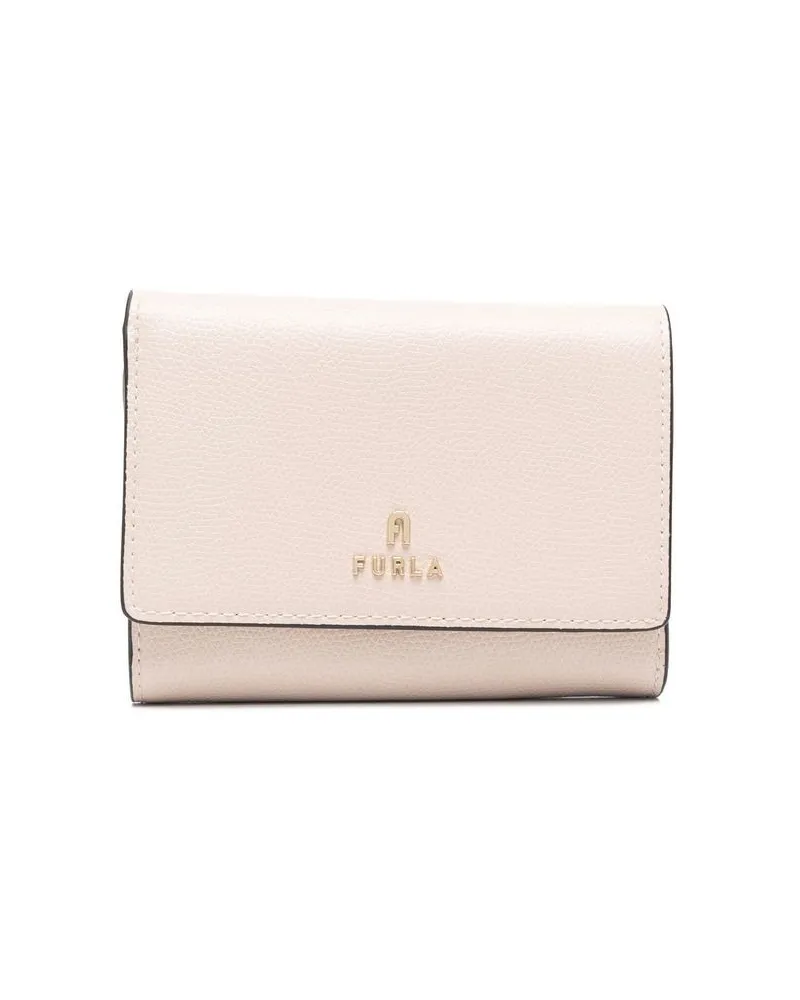 Furla Portemonnaie mit Logo-Schild - Rosa Rosa