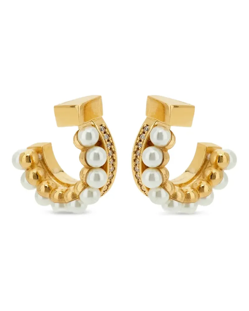 Ferragamo Ohrringe mit Perlen - Gold Gold