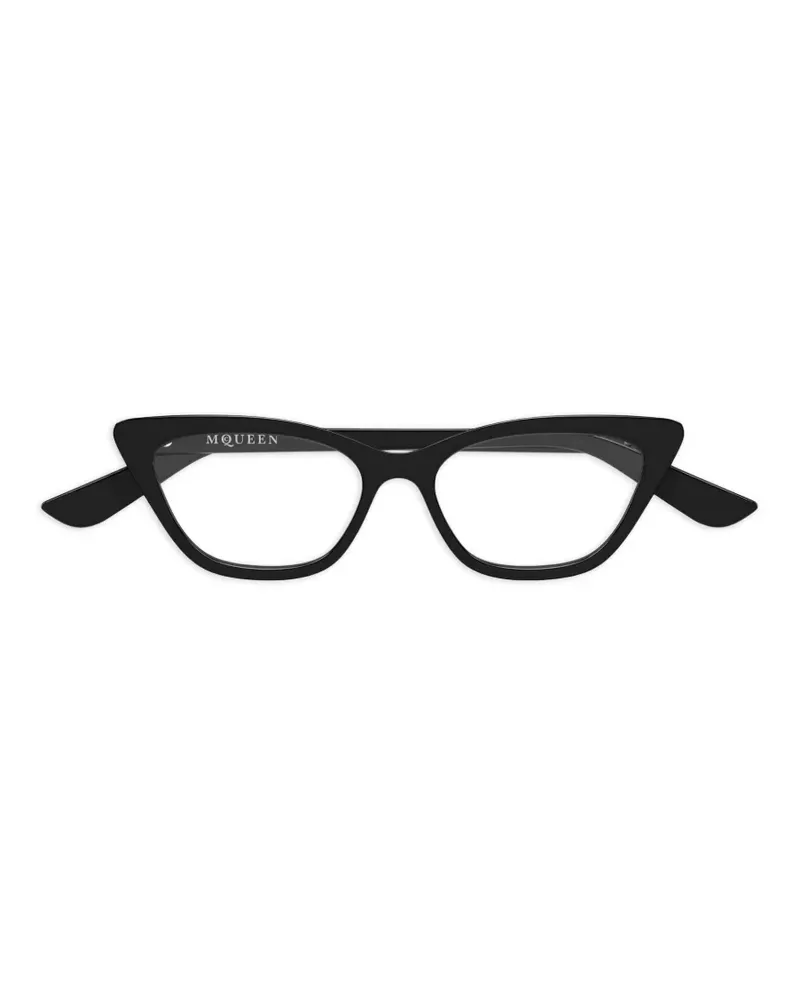 Alexander McQueen cat-eye glasses - Schwarz Schwarz