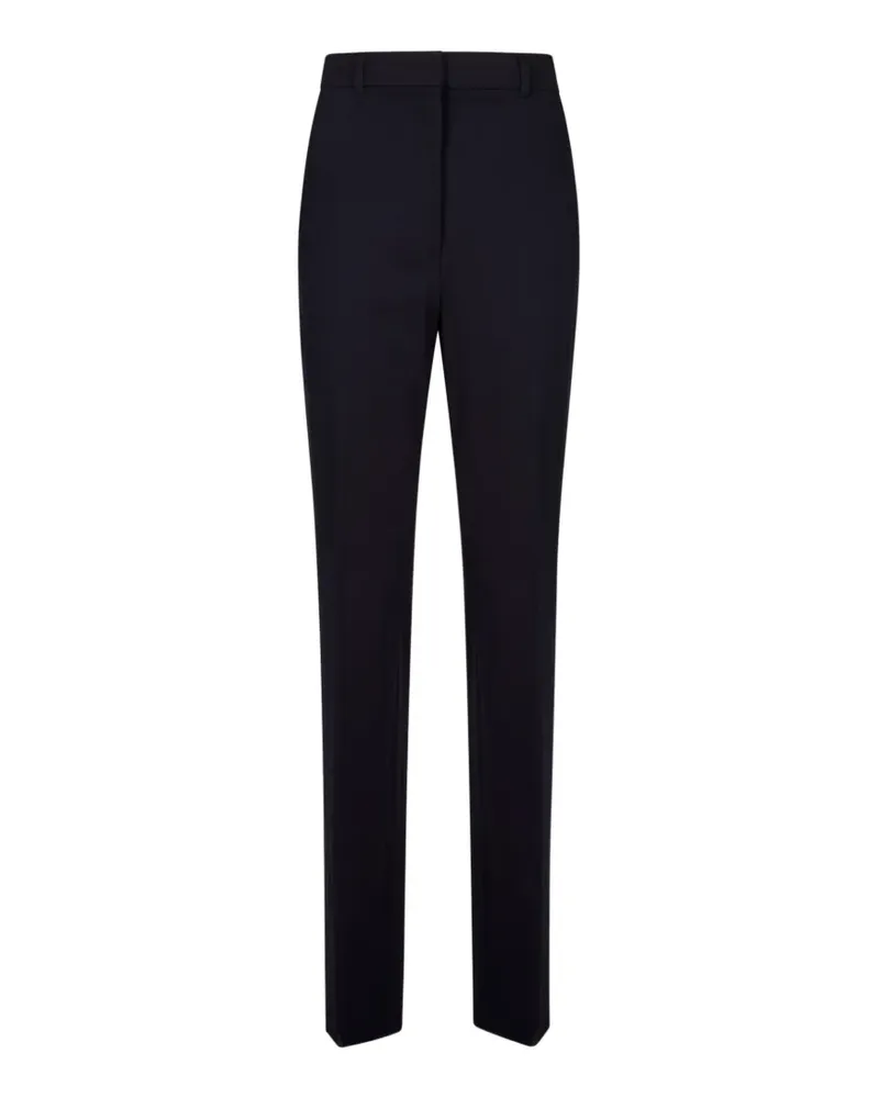 Max Mara Hose mit Gürtelschlaufen - Blau Blau