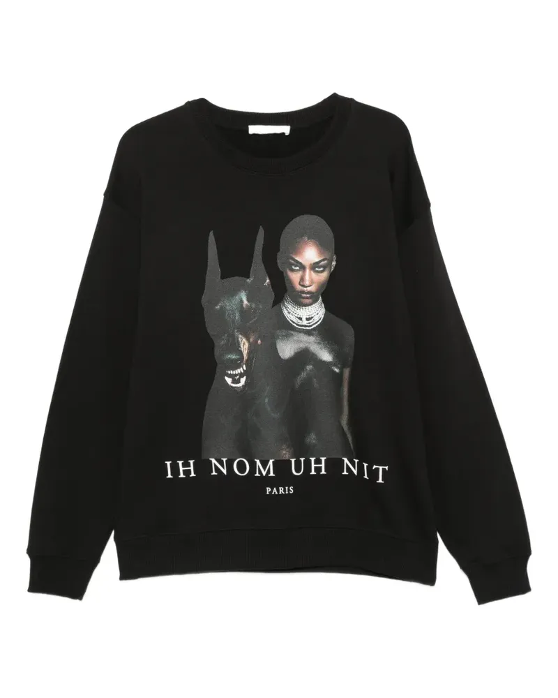 IH NOM UH NIT Family Sweatshirt mit grafischem Print - Schwarz Schwarz