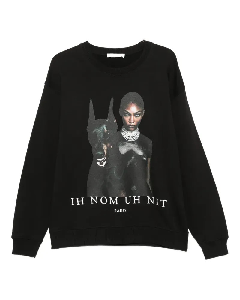 IH NOM UH NIT Family Sweatshirt mit grafischem Print - Schwarz Schwarz