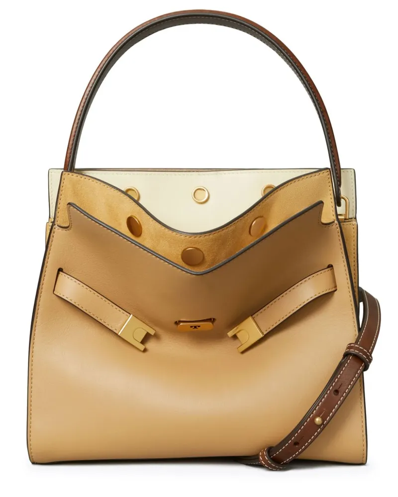 Tory Burch Kleine Lee Radziwill Handtasche - Braun Braun