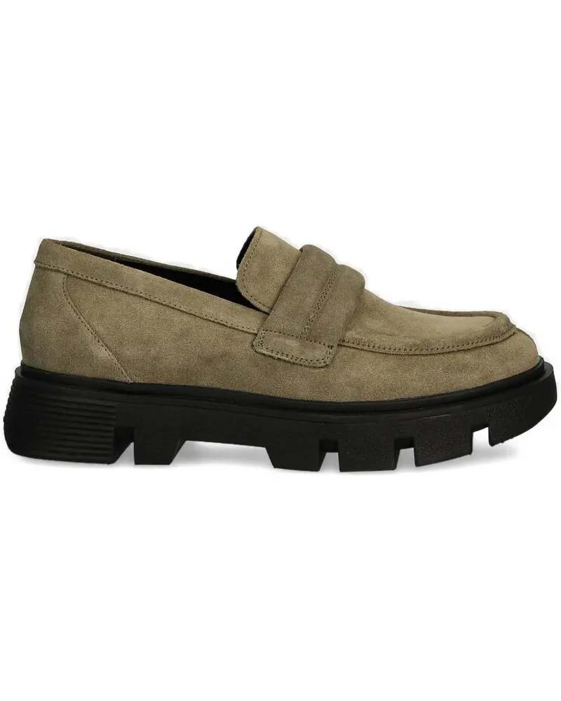 Geox Loafer aus Wildleder - Grün Grün
