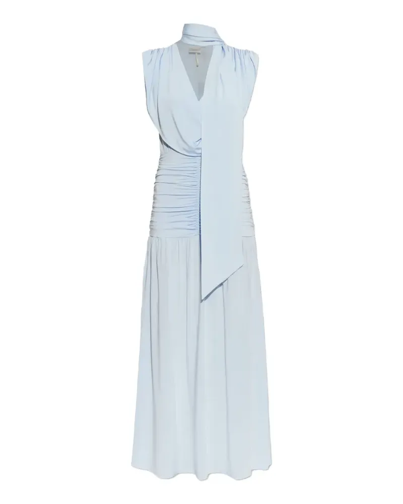 Gestuz Gzlaily draped gathered maxi dress - Blau Blau