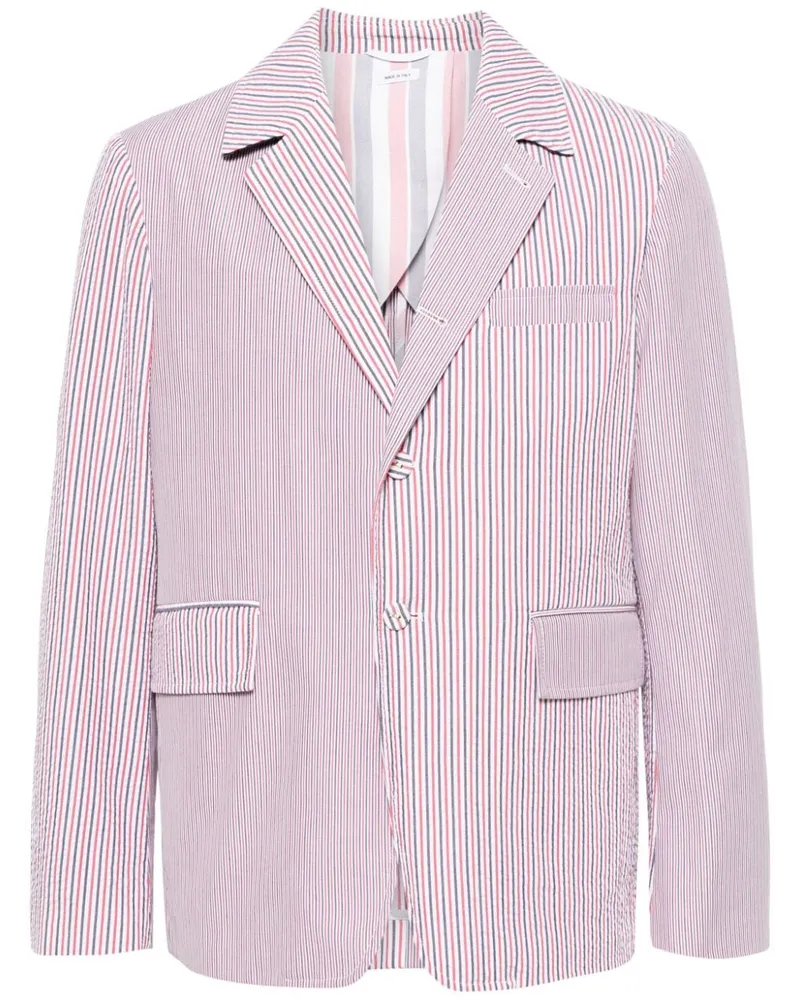 Thom Browne Gestreiftes Sakko - Rot Rot