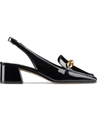 Jimmy Choo Diamond Tilda Slingback-Loafer 45mm Schwarz