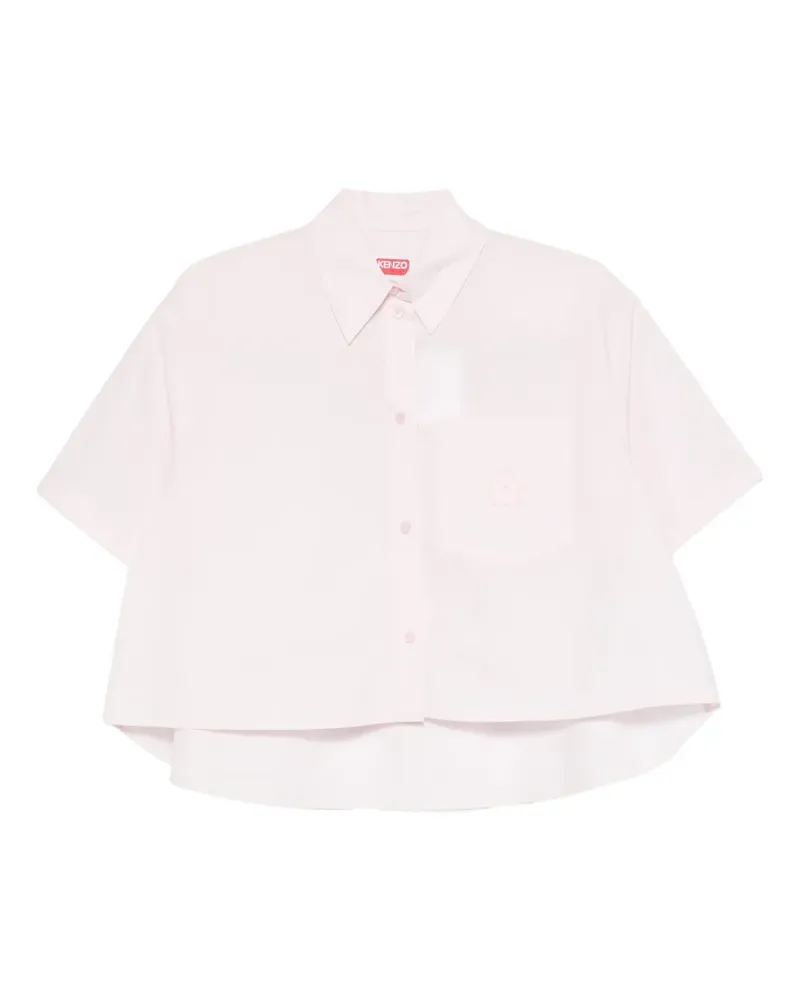 Kenzo Hemd mit Logo-Patch - Rosa Rosa