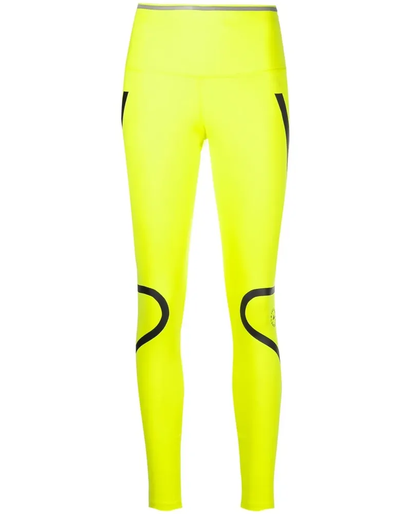 adidas TruePace Lauf-Leggings - Gelb Gelb