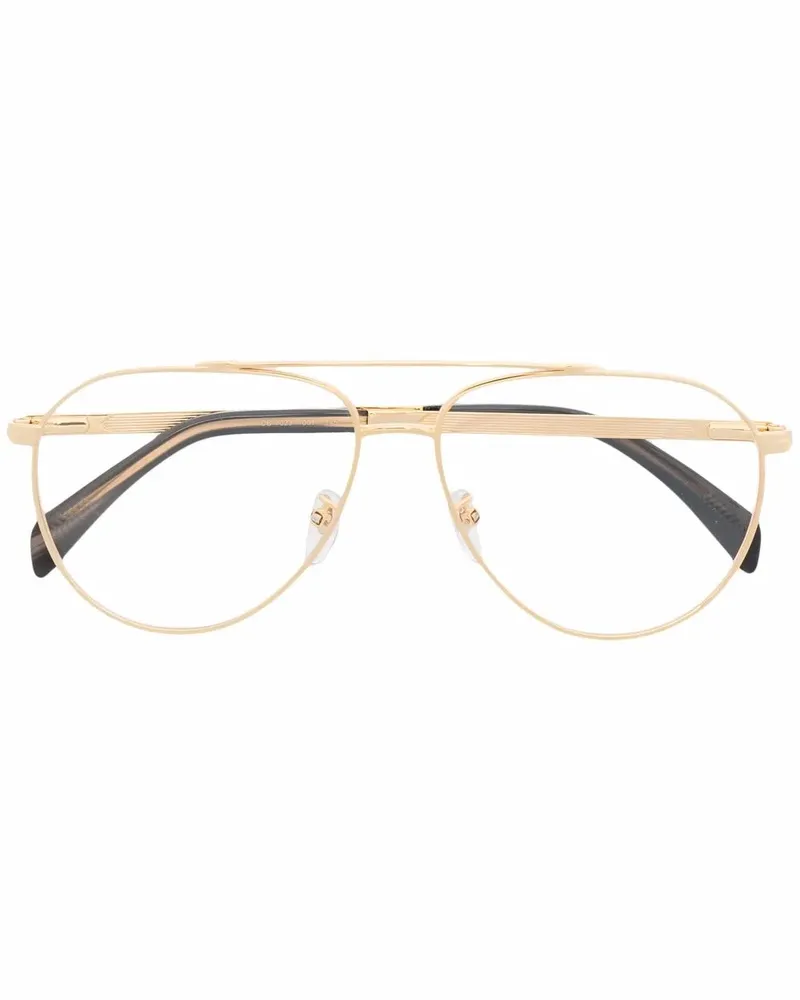 EYEWEAR by DAVID BECKHAM Pilotenbrille mit polierter Wirkung - Gold Gold