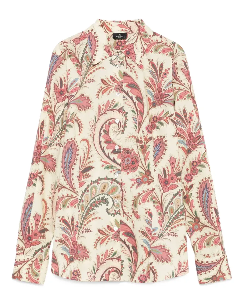 Etro Hemd mit Paisley-Print - Nude Nude