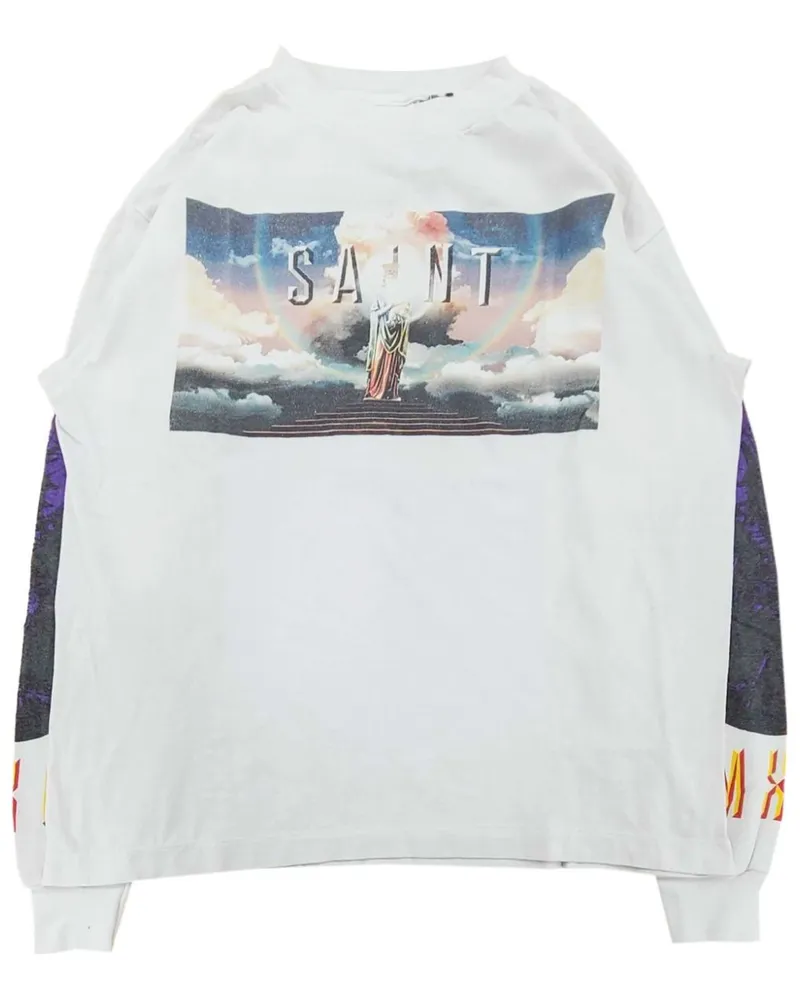 SAINT MXXXXXX Pictures Sweatshirt - Weiß Weiß
