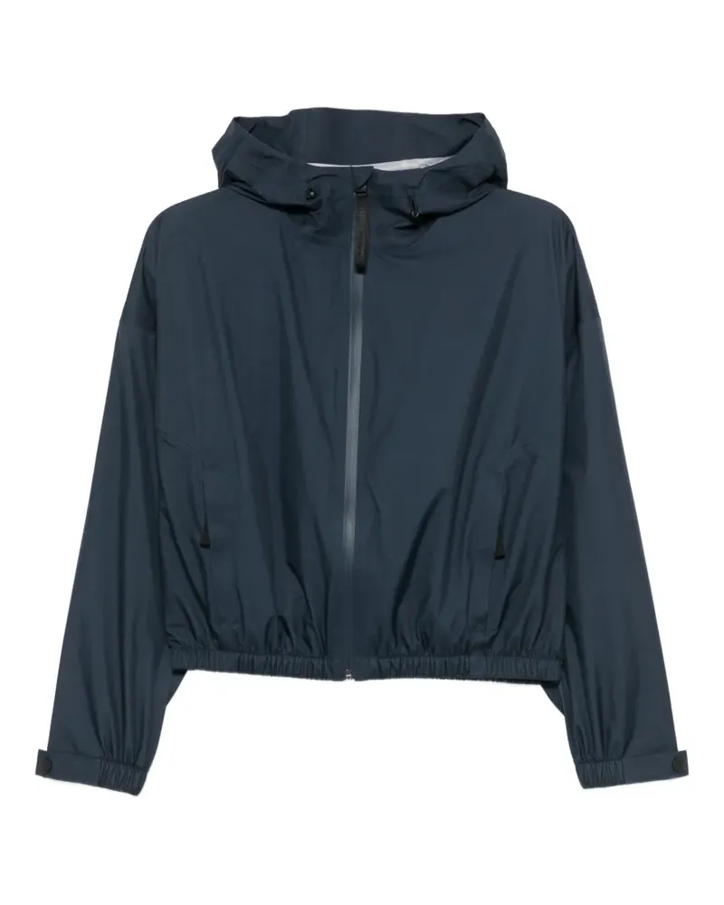 AlphaTauri hooded elasticated-hem jacket - Blau Blau