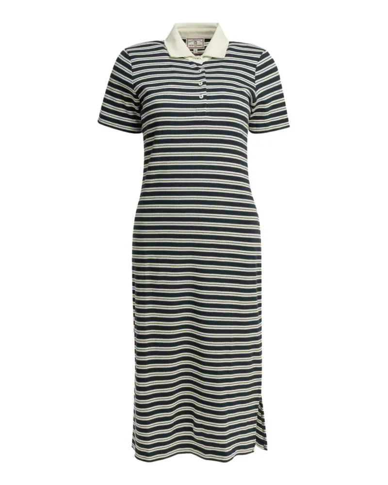 Inès de la Fressange Romane Kleid mit Poloshirtkragen - Blau Blau