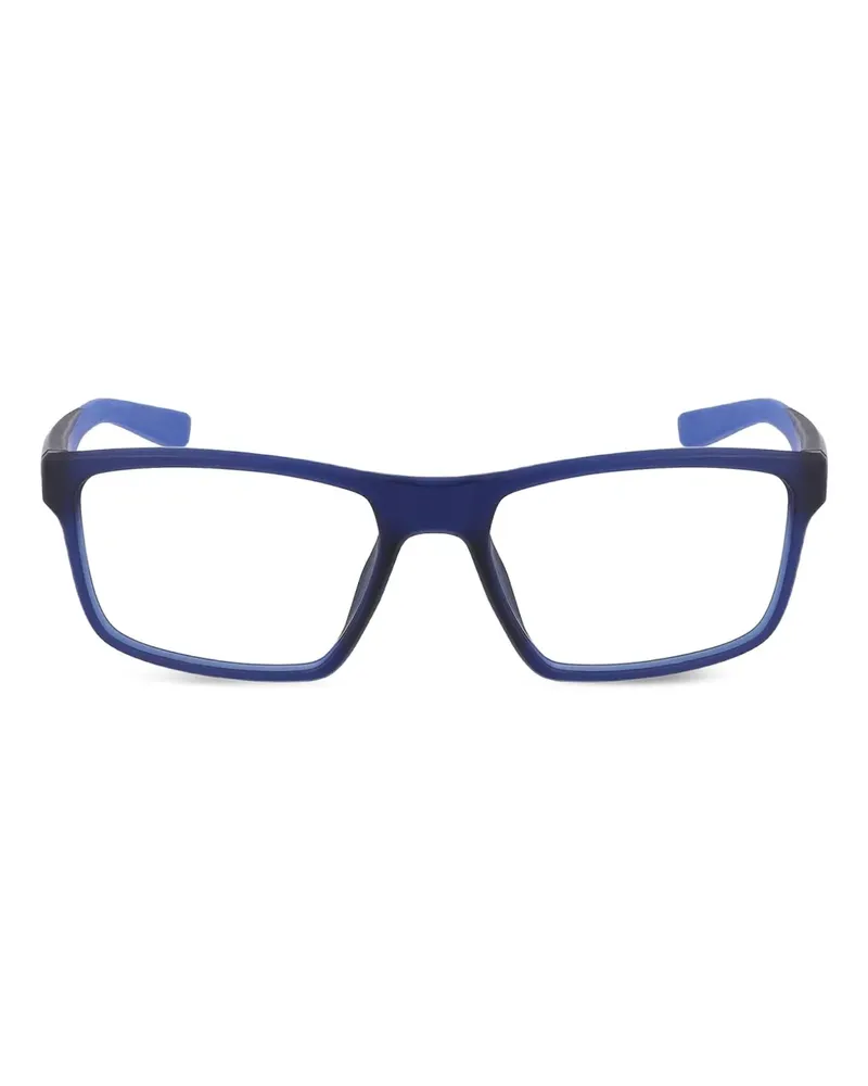 Nike Brille mit eckigem Gestell - Blau Blau