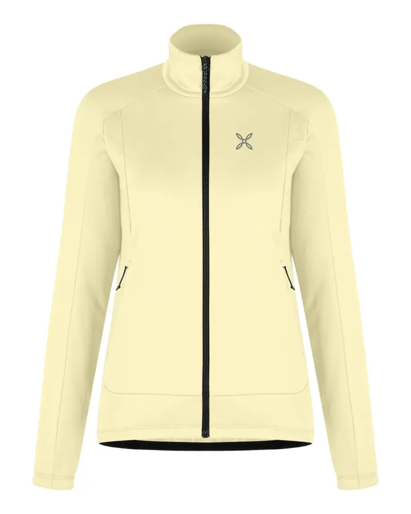 Montura Pulse Maglia logo-print zip-up jacket - Nude Nude