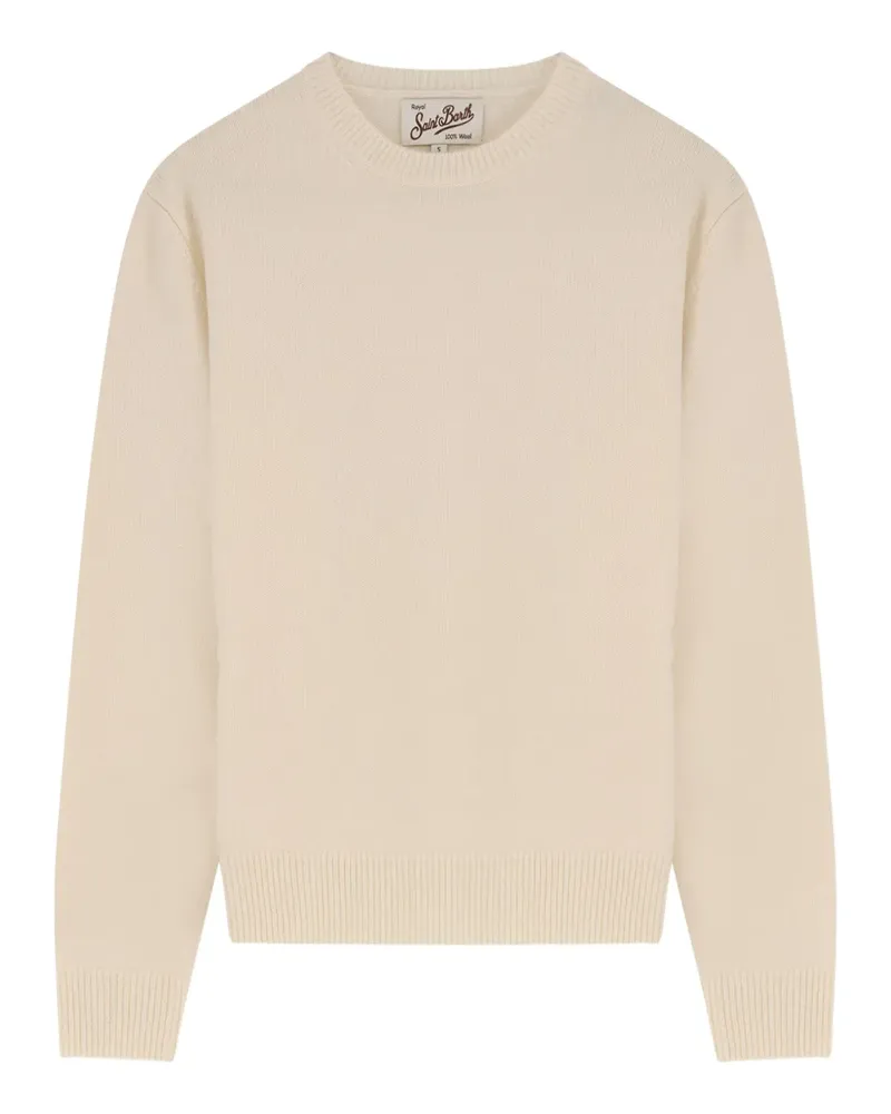 MC2 Saint Barth Sorbonne embroidered-logo sweater - Nude Nude
