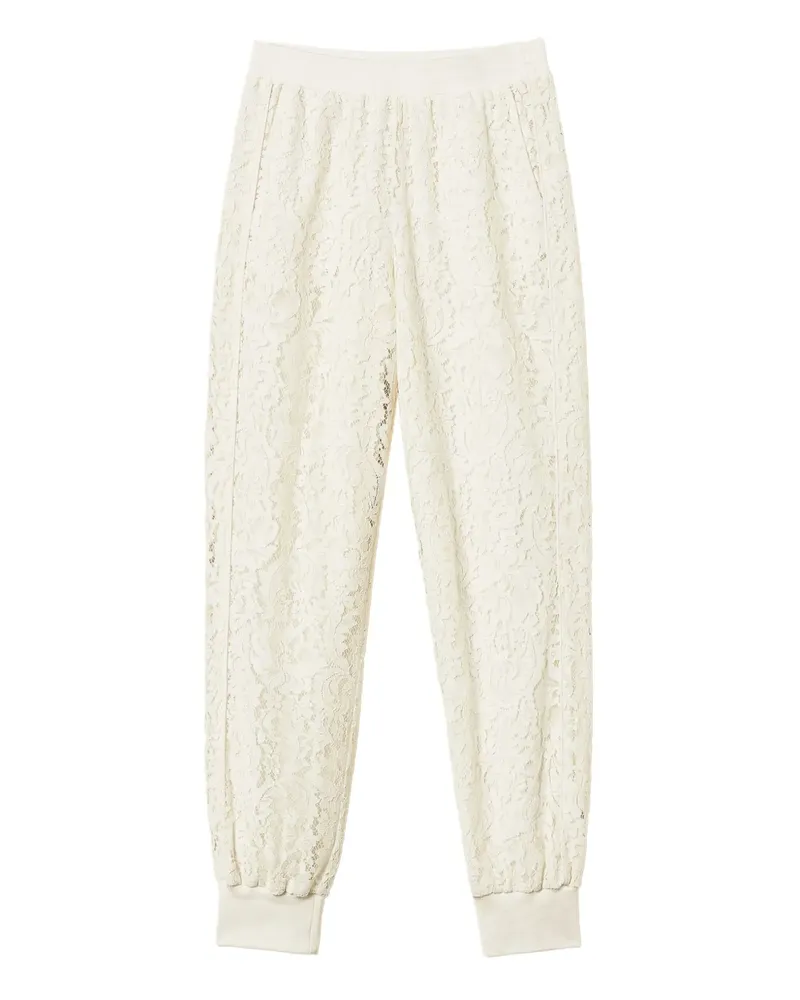 Twin-Set Jogginghose mit Spitze - Nude Nude