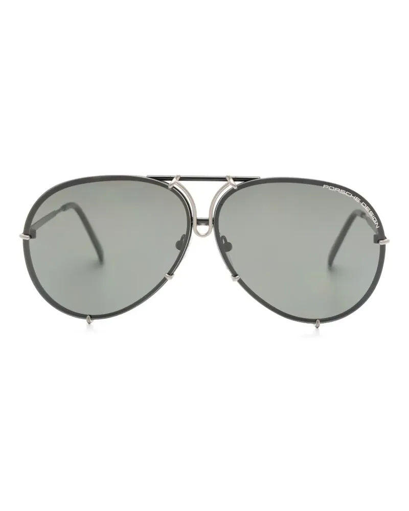 Porsche Design 50Y pilot-frame sunglasses - Schwarz Schwarz