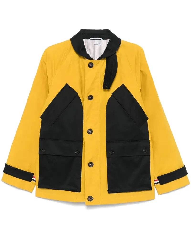 Thom Browne Military-Jacke mit Schalkragen - Gelb Gelb