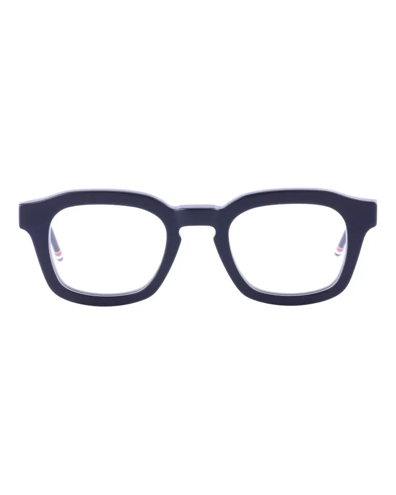 Thom Browne Brille mit geometrischem Gestell - Schwarz Schwarz