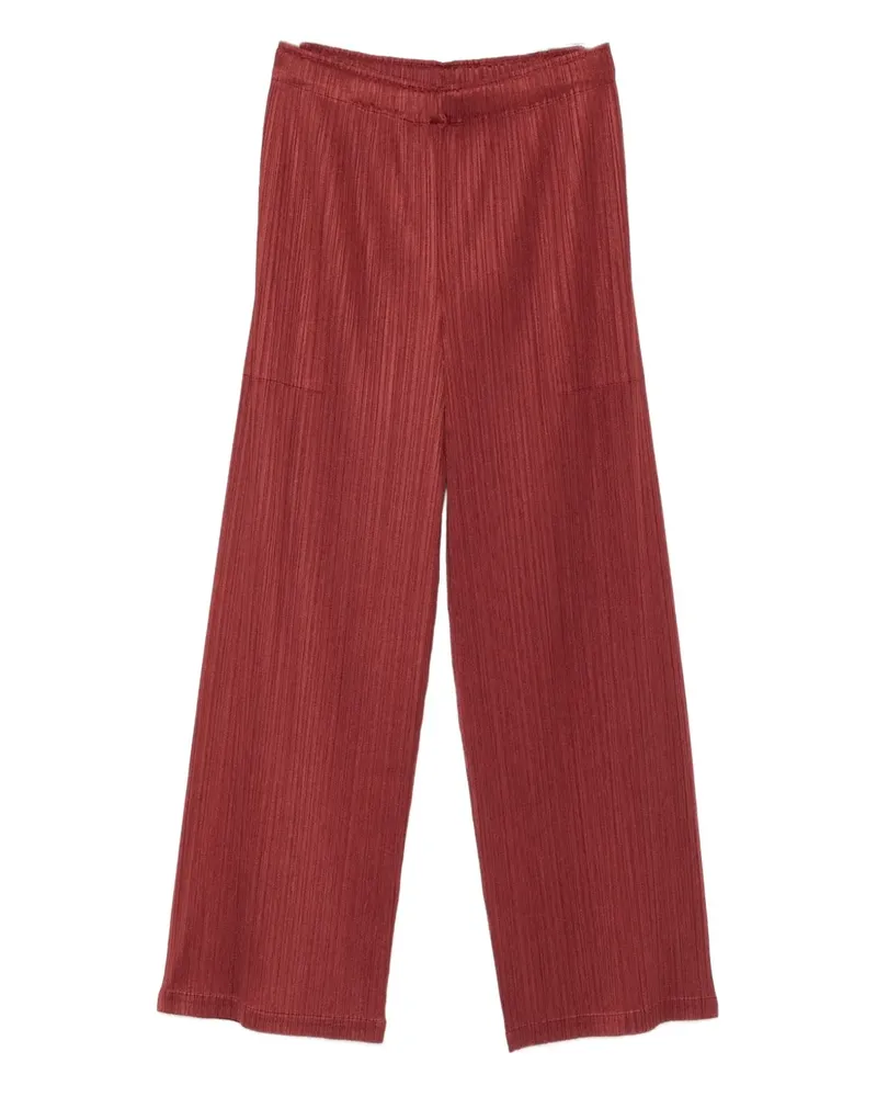 Issey Miyake pleated trousers - Braun Braun
