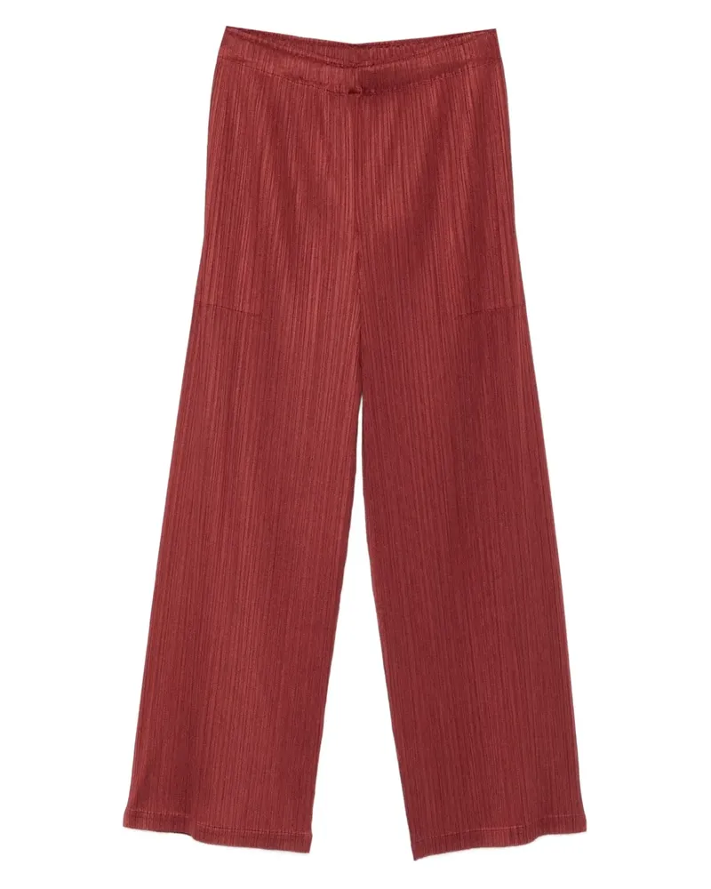 Issey Miyake Plissierte Hose - Braun Braun