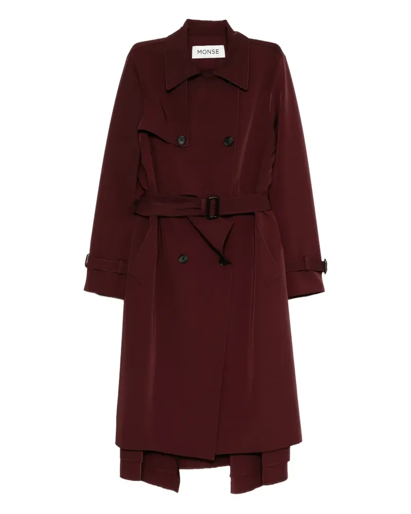 Monse Trenchcoat im Layering-Look - Rot Rot