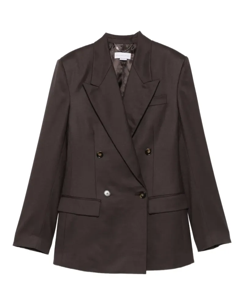 Stella McCartney double-breasted peak-lapel blazer - Braun Braun