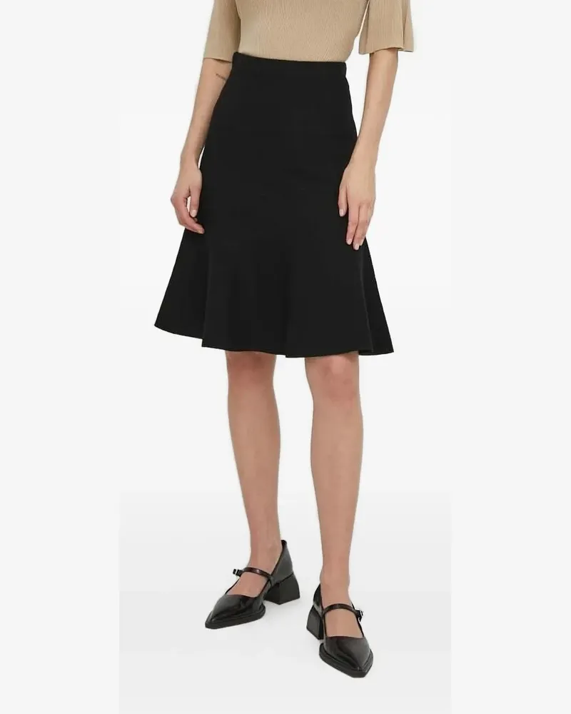 Tiger of Sweden Klassischer High-Waist-Rock - Schwarz Schwarz