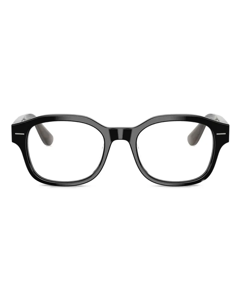 Brunello Cucinelli Brille mit eckigem Gestell - Schwarz Schwarz