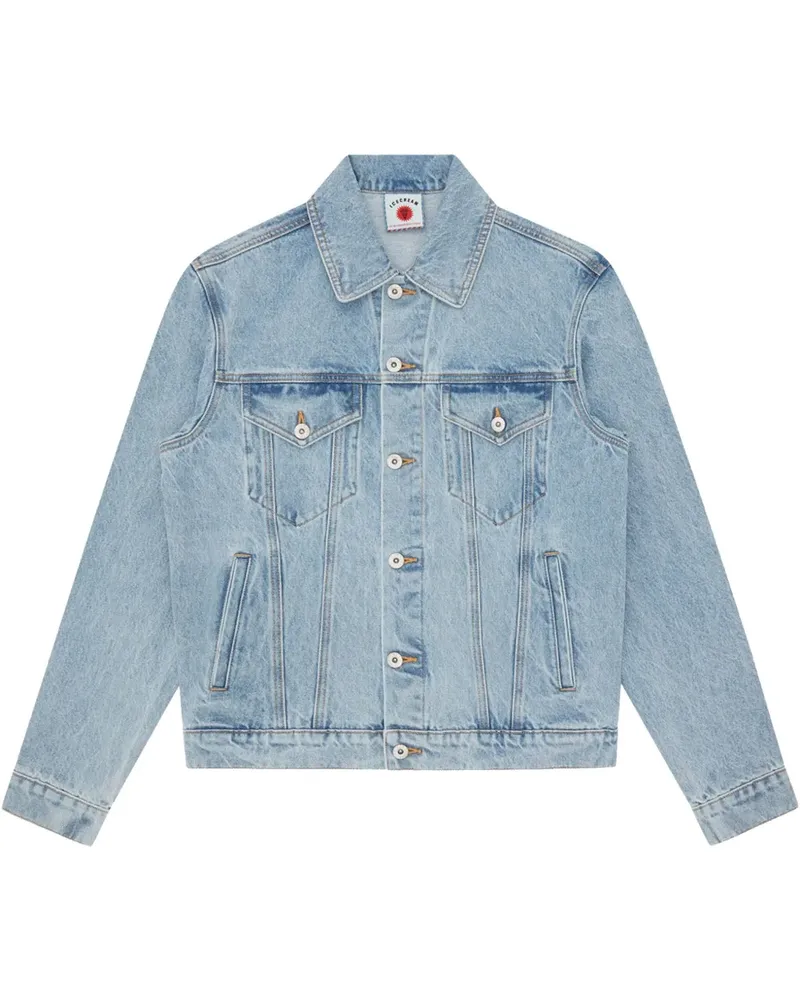 ICECREAM Jeansjacke mit Logo-Print - Blau Blau