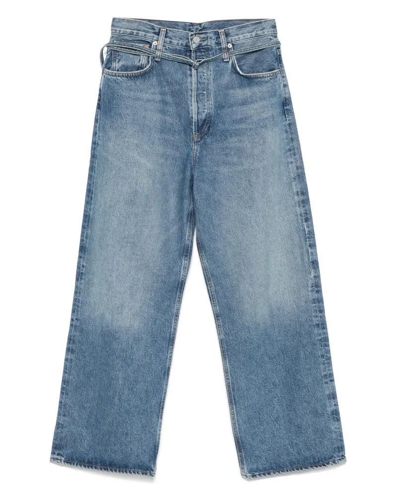 AGOLDE Jeans mit hohem Bund - Blau Blau