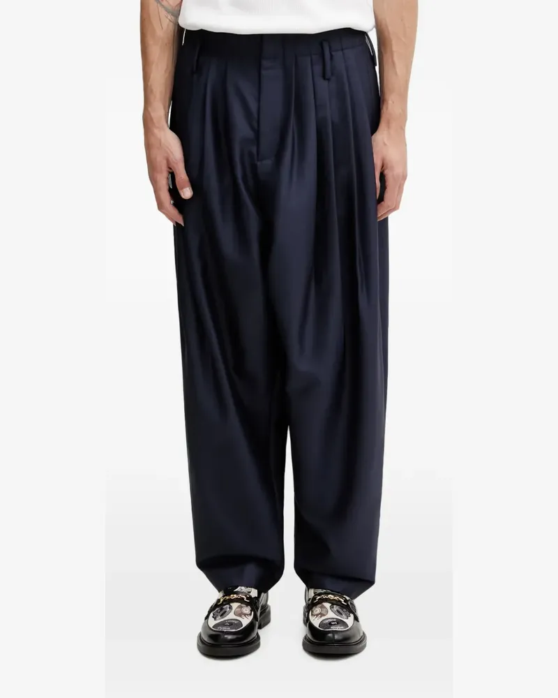 Kenzo pleated trousers - Blau Blau