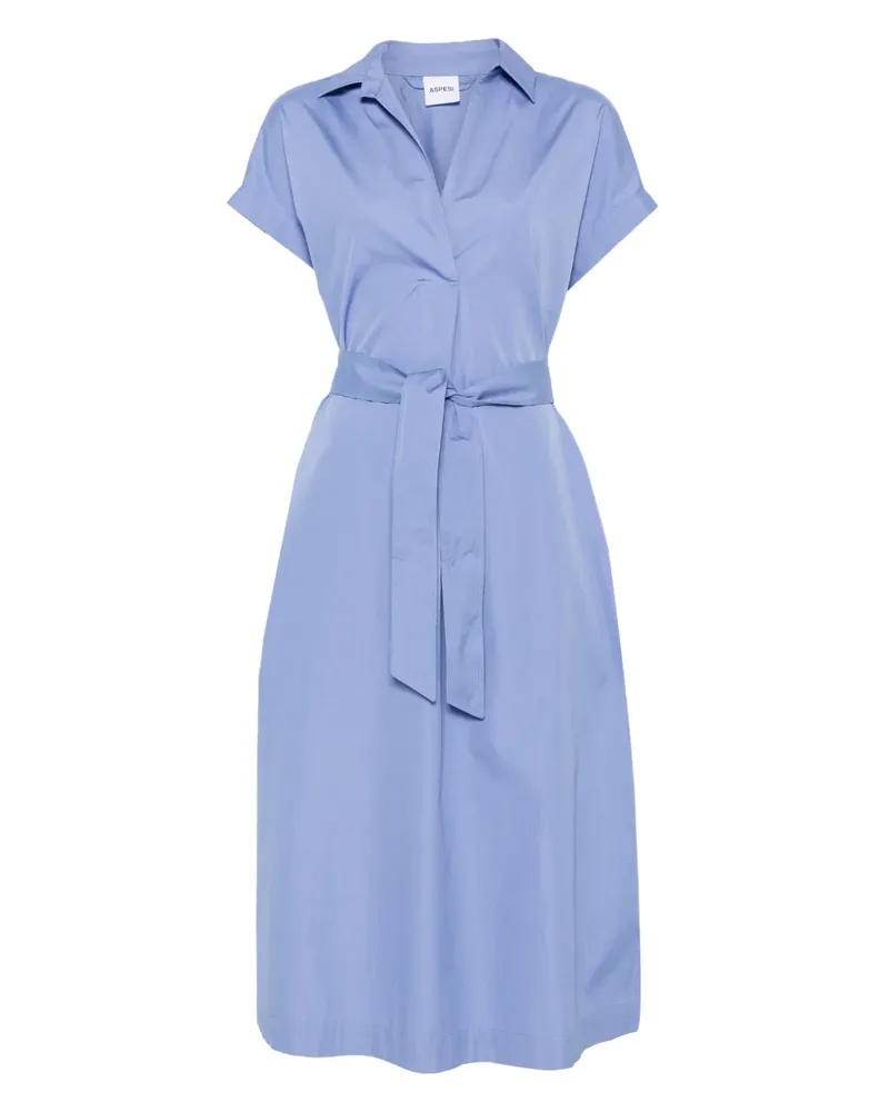 ASPESI Klassisches Kleid - Blau Blau