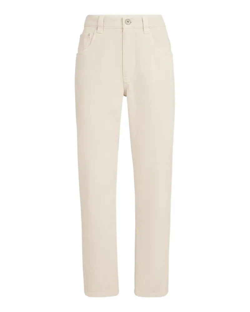 Brunello Cucinelli Gerade Five-Pocket-Jeans - Nude Nude