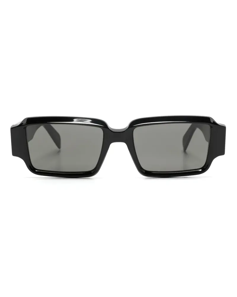 RETROSUPERFUTURE Astro Sonnenbrille mit eckigem Gestell - Schwarz Schwarz