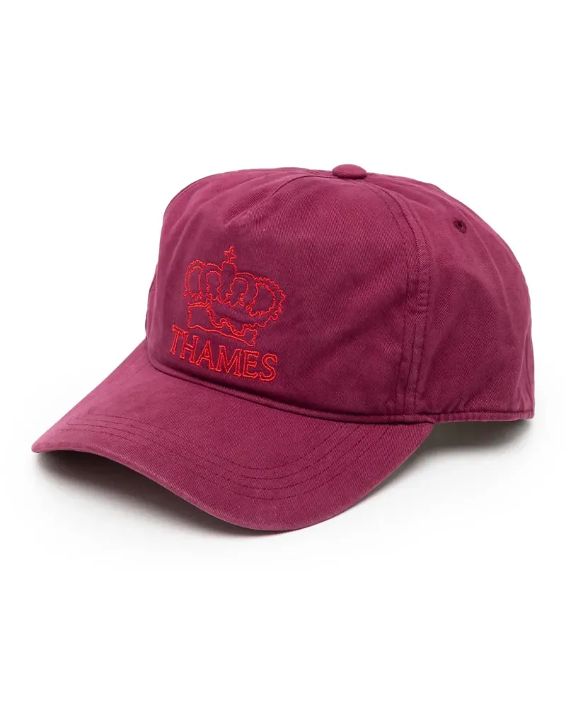 Thames MMXX. logo-embroidered cap - Violett Violett