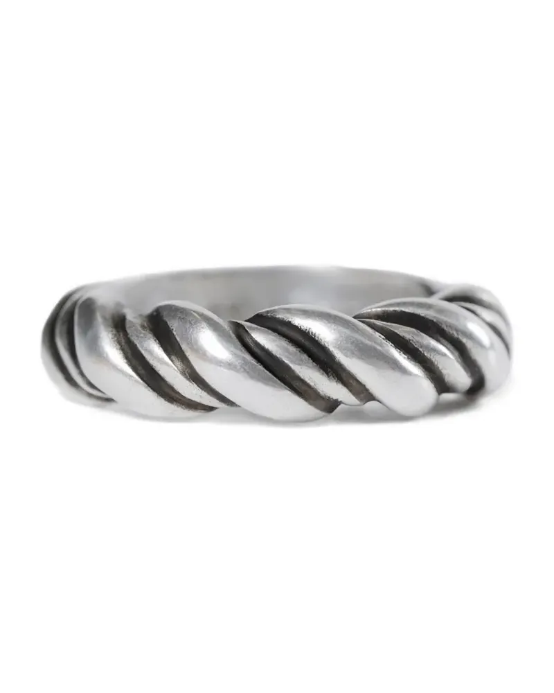 Ann Demeulemeester Bice Twisted Ring - Silber Silber