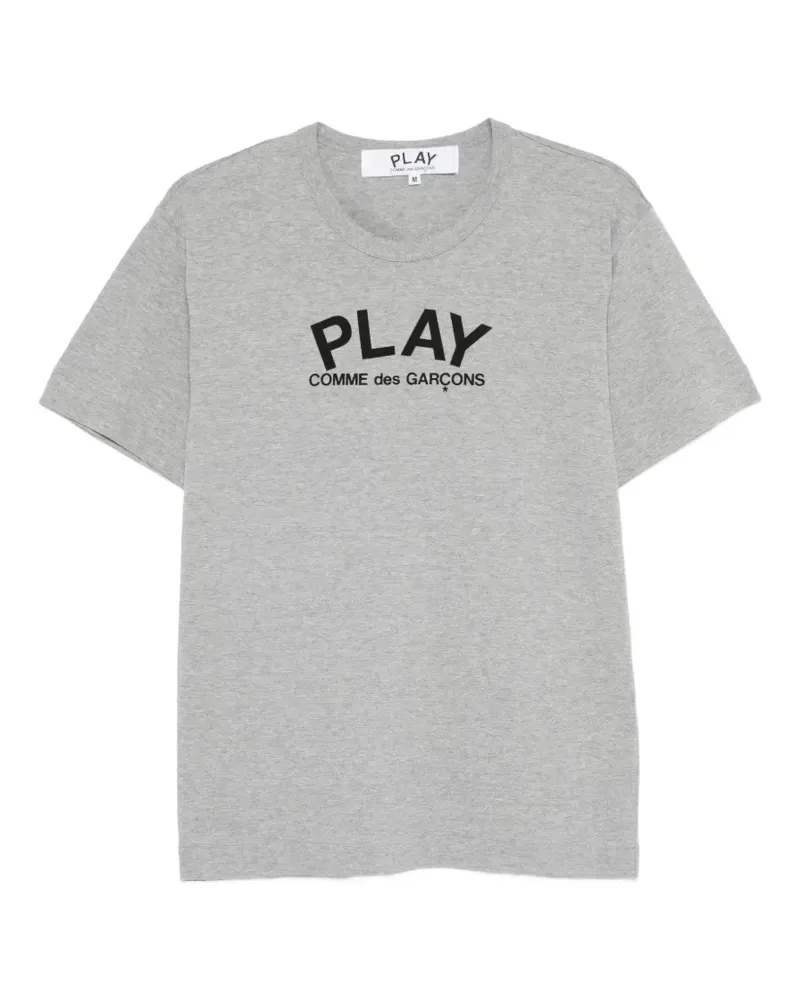 Comme des Garçons logo-print cotton T-shirt - Grau Grau